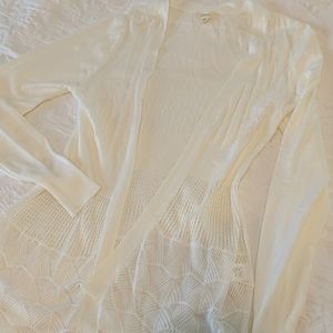 4/$20 White Cardigan Sweater